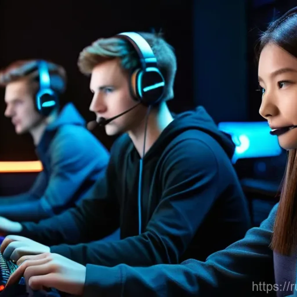 도타2 실시간 채팅 앱 추천 - **Dota 2 Team in Perfect Sync with Clear Voice Chat:**
    A vibrant, dynamic shot of five diverse y...