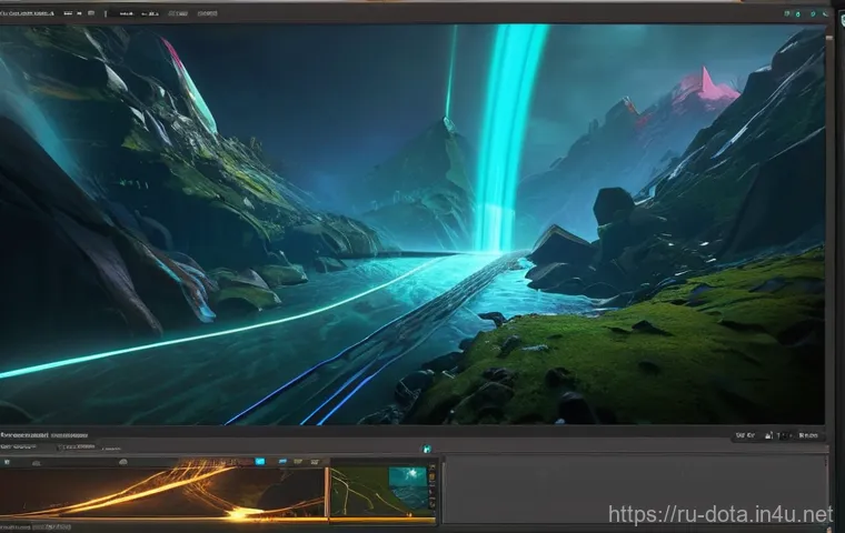 도타2 하이라이트 편집 - **Prompt:** An abstract and ethereal digital art piece illustrating the concept of "finding diamonds...