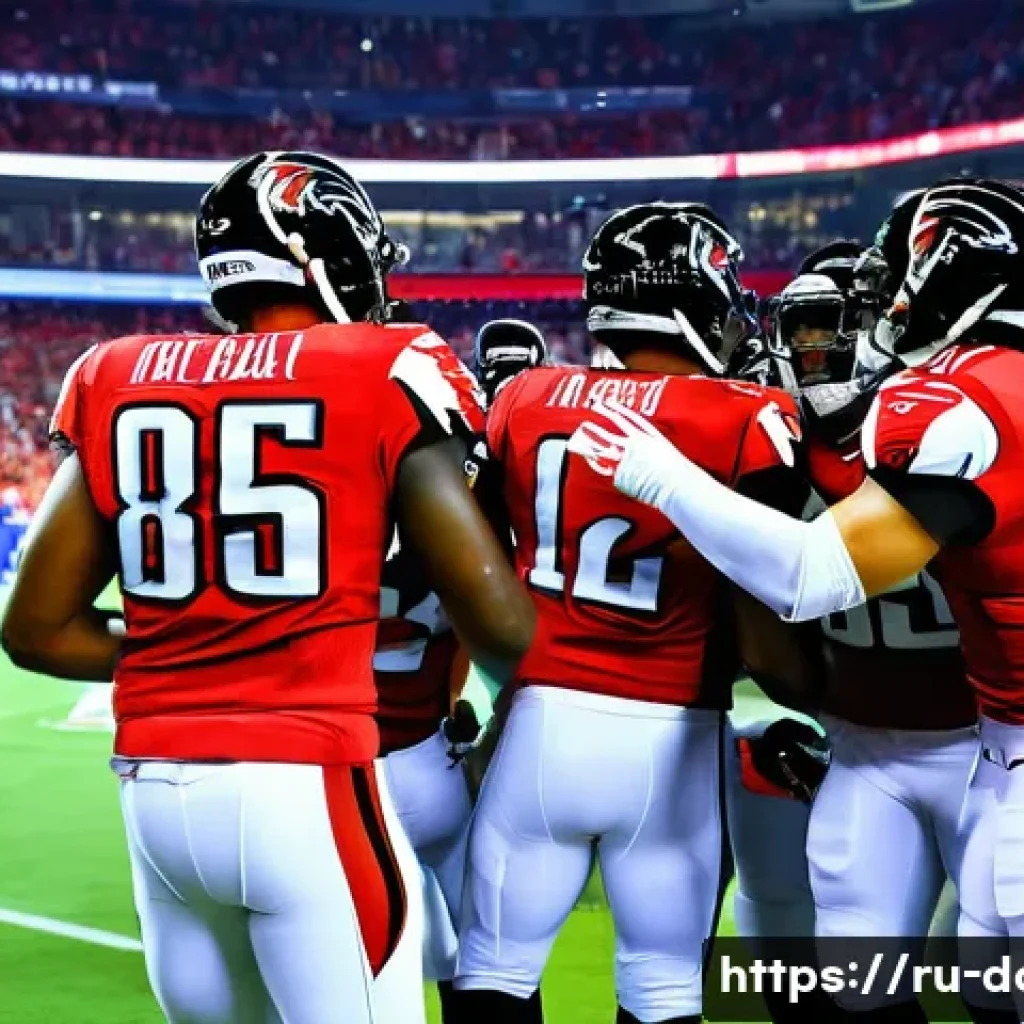 도타2 해외 프로씬 뉴스 - **Prompt:** A vibrant, high-energy photo of Team Falcons players celebrating their unexpected victor...