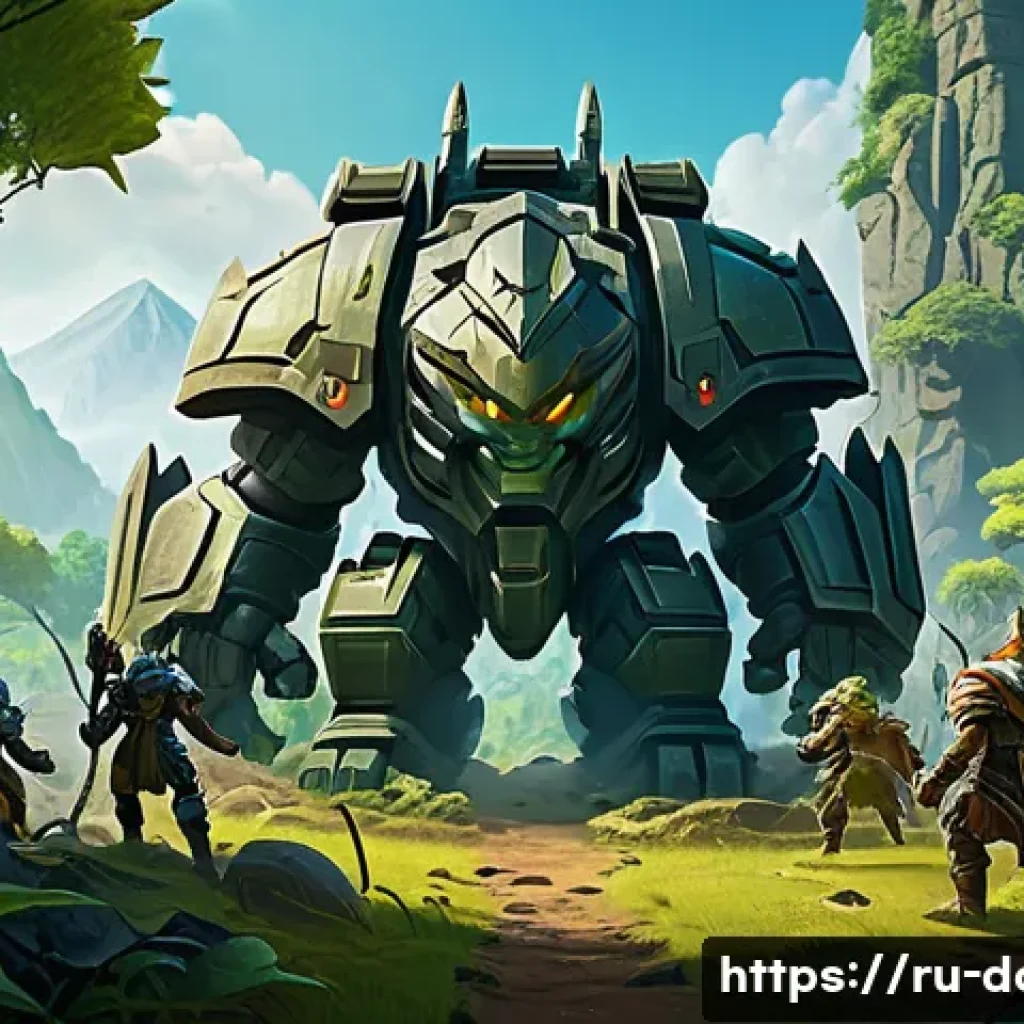 도타2 스택 유지 방법 - A detailed fantasy game scene showing a strategic neutral creep camp near a forest line, with multip...